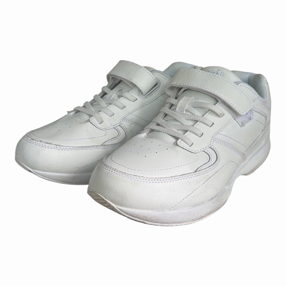 Propet Lifewalker Flex White Leather Women Size 9.5 2E Extra Wide Shoes WAA073L
